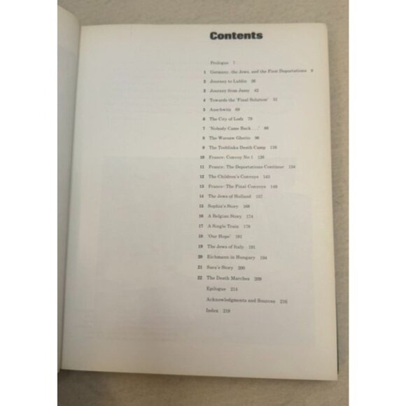 Final Journey By Martin Gilbert Book - The Fate Of The Jews In Nazi Europe - Picture 4 of 4